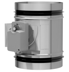 ЛАБ-PRO ШВРВП-ЛВЖ-2, дроссельная заслонка с электроприводом, оцинкованная сталь