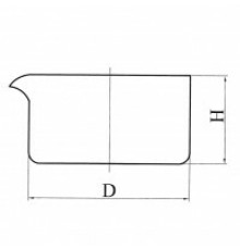 Чаша кристаллизационная ЧКЦ-1-90