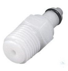 8750-1022 Муфта Burkle CPC, POM, охватываемая, без клапана, 1/8 "NPT