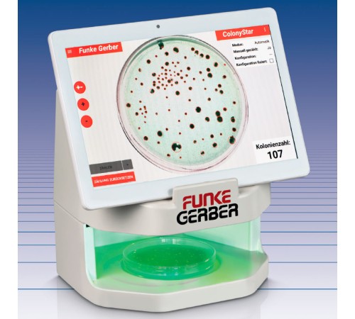 Счетчик колоний Funke-Gerber ColonyStar automatic с улучшенным планшетом Счетчик колоний Funke-Gerber ColonyStar automatic с улучшенным планшетом