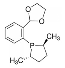 (2S,5S)-1-(2-(1,3-диоксолан-2-ил)фенил)-2,5-диметилфосфолан, 97%, Acros Organics, 500мг