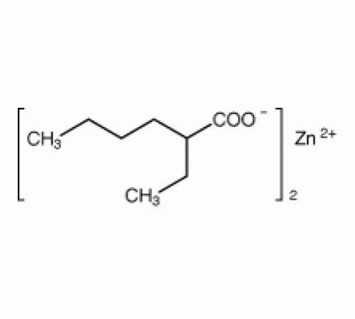 Цинк 2-этилгексаноат, Zn 22%, продолжение следует. 1% монометиловый эфир диэтиленгликоля, Alfa Aesar, 100г
