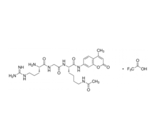 Трифторацетатная соль N-ацетил-Arg-Gly-Lys (ацетилβ7-амидо-4-метилкумарина 98% (ВЭЖХ) Sigma 05511