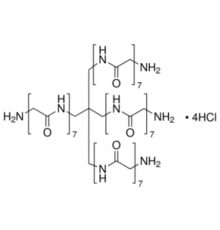 Тектомер 4-хвостовой, C (CH2-NH-Gly7) 4 · 4HCl 90% (ВЭЖХ) Sigma 30666