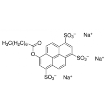 Тринатриевая соль 8-октаноилоксипирен-1,3,6-трисульфоновой кислоты, подходящая для флуоресценции, 90% (HPCE) Sigma 74875