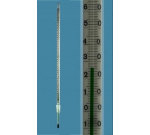 Термометр Amarell на шлифе NS 14,5/23, -10...+360/1°C, глубина погружения 97 мм (Артикул D262378-EF)