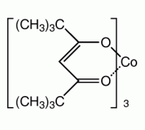 Трис (2,2,6,6-тетраметил-3,5-гептандионато) кобальта (III), 99%, Alfa Aesar, 2г
