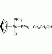 Хлор (циклопентадиенил) бис (трифенилфосфин) рутений (II) этанол аддукт, Ru 13,09%, Alfa Aesar, 1г