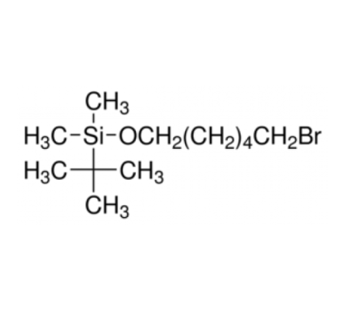 (6-бромгексилокси) -трет-бутилдиметилсилан, 99%, Alfa Aesar, 5 мл