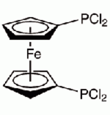 1,1 '-бис (дихлорфосфино) ферроцен, 98%, Alfa Aesar, 1г